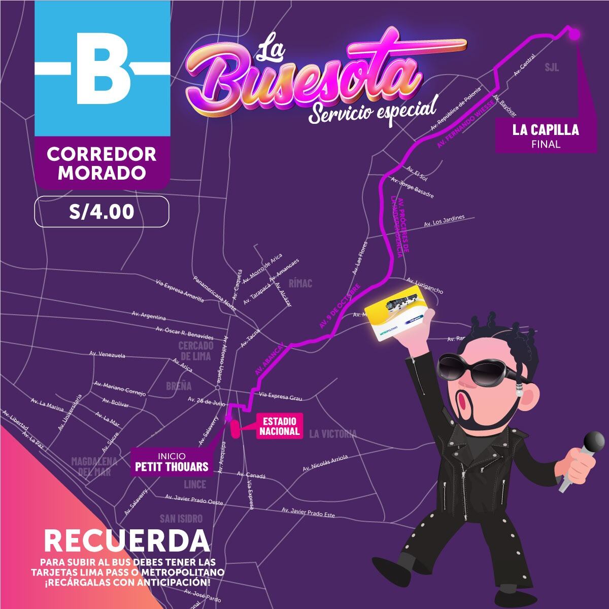 Corredor Morado