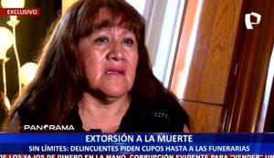 Mafias ahora extorsionan a funerarias con cupos de 10 mil soles
