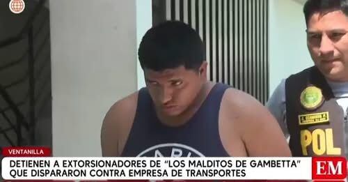 Capturan a extorsionadores que atacaron empresa de transporte. Foto: América Noticias