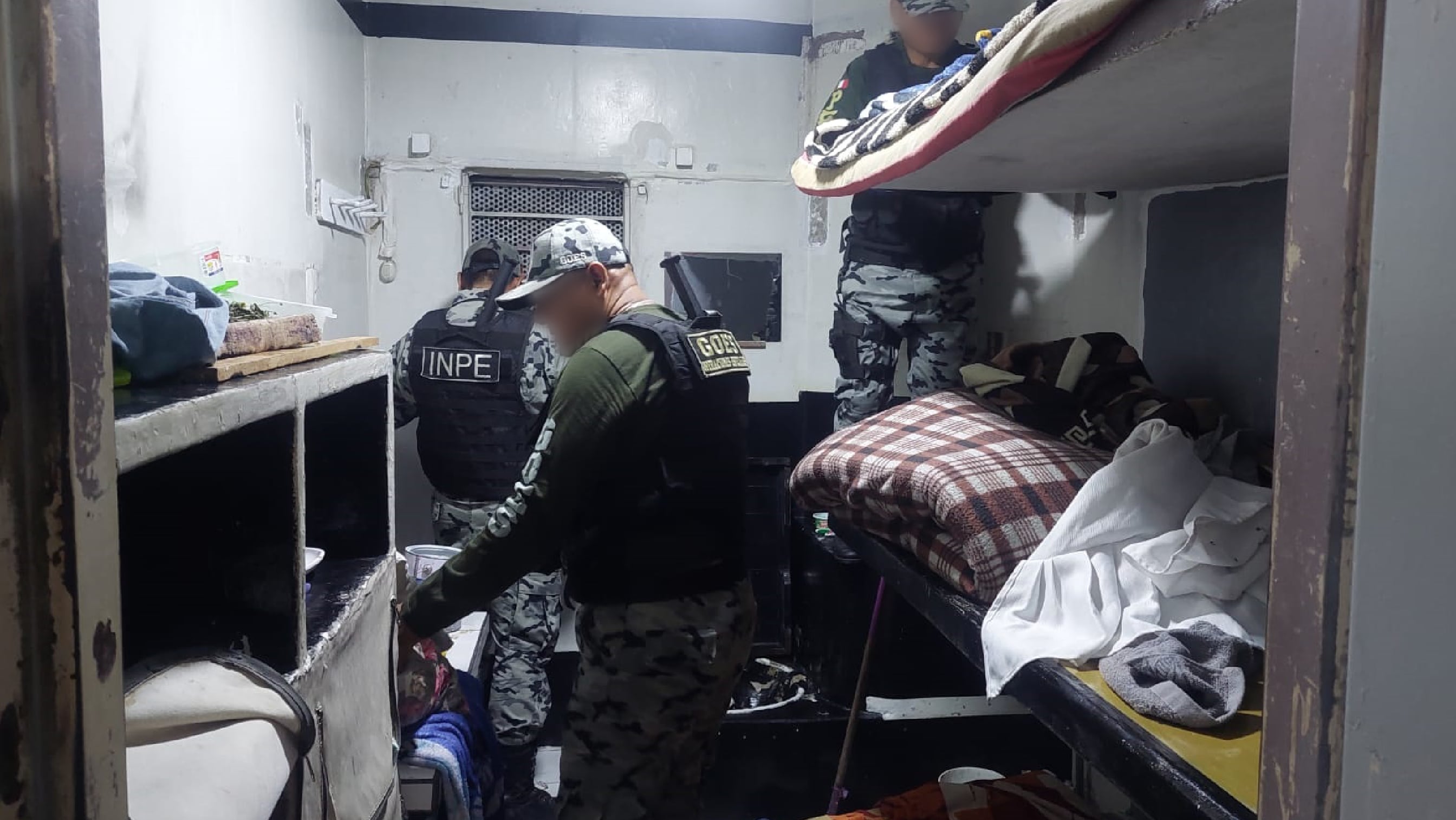 Operativo se llevó a cabo en el penal Ancón I. (Foto: INPE)