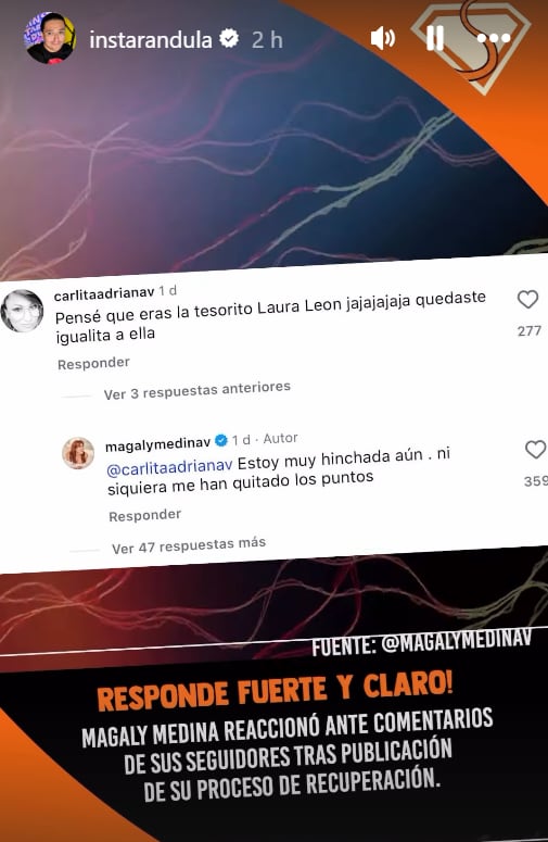 Magaly Medina responde a usuarios tras ser 'troleada' post cirugía de cara.