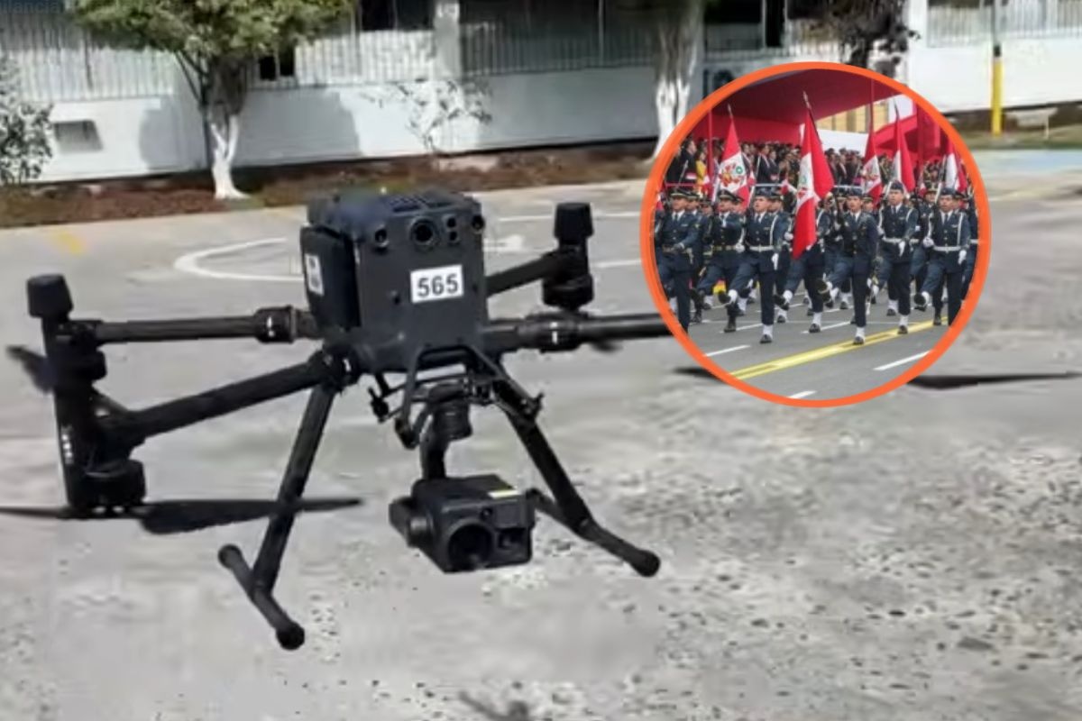 Parada Militar 2026 será resguardada desde los aire con dron de la FAP. Foto: 24 horas.