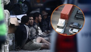 San Juan de Lurigancho: Policía captura a ocho delincuentes tras robar tráiler con mercadería