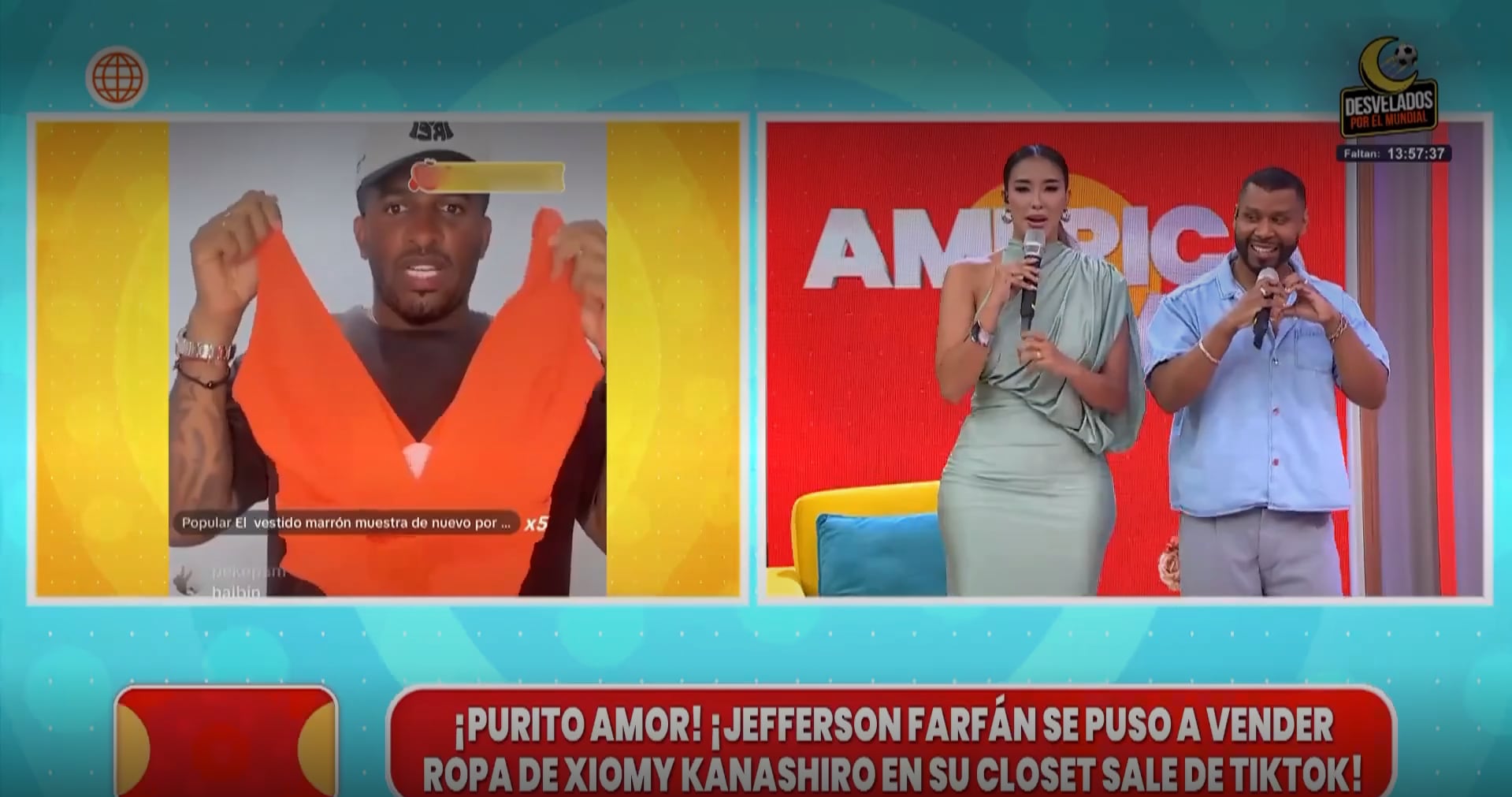 'Chinita' cuenta sobre el 'live' en donde Farfán apareció. (Fotos: América Hoy)