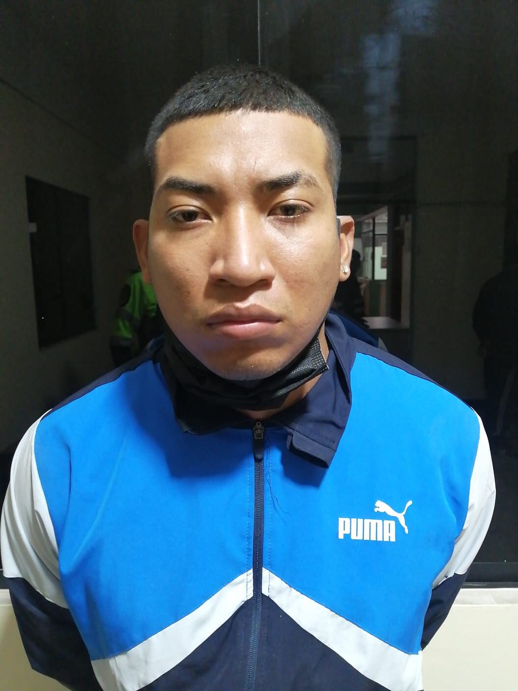 Uno de los intervenidos