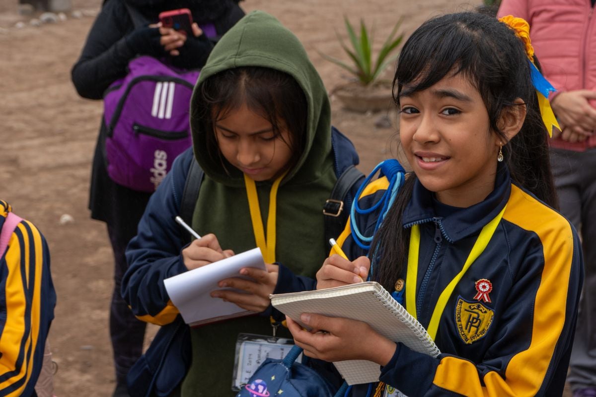 Alumnos visitaron la huaca Garagay. Fotos: Municipalidad de San Martín de Porres.