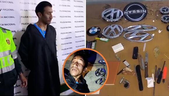 Ladrón de autopartes detenido