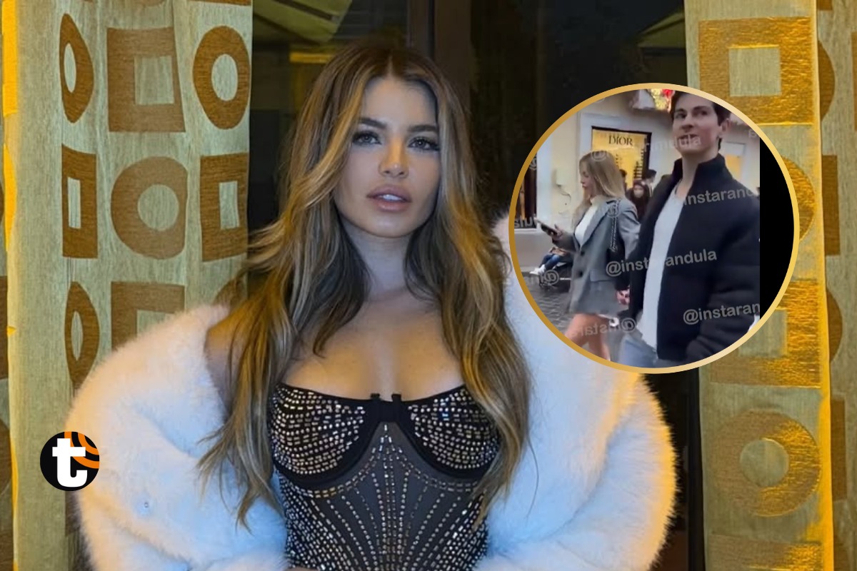 Flavia Laos se luce de la mano con su novio en Roma