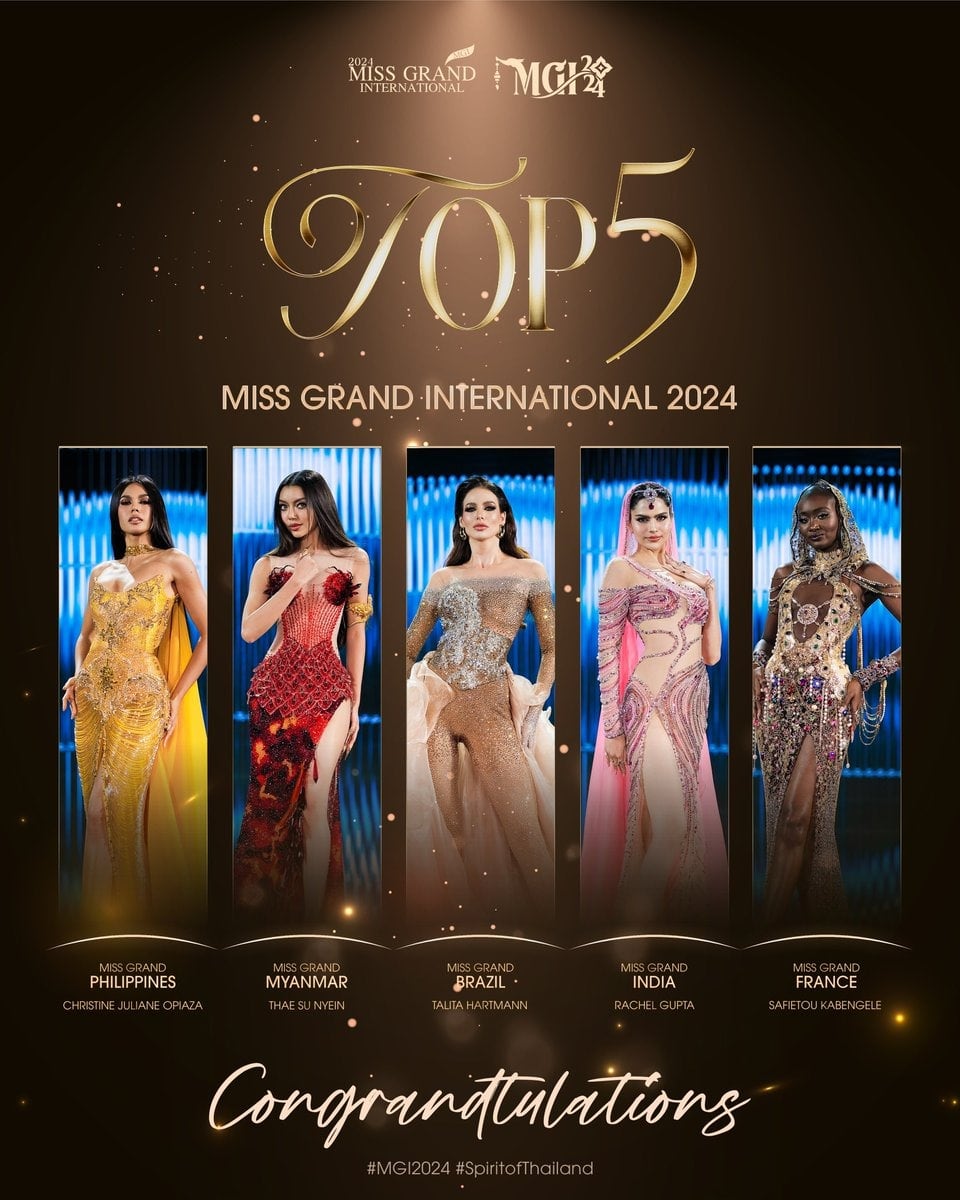 Top 5 del Miss Grand International