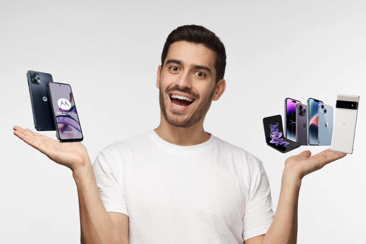 Te damos algunas opciones de celulares para que puedas captar buenas imágenes. Foto: iStock / Composición