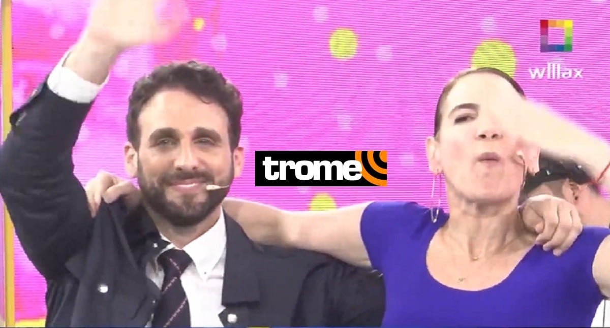 Rodrigo González se conmueve al celebrar 14 años en la TV junto a Gigi Mitre: “Qué emocionante”. (Foto: Willax TV).