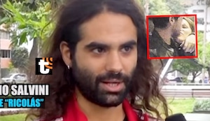 Stefano Salvini y su TAJANTE reacción a los candentes besos de Andrés Wiese y su ex: “Me sirve para aprender”