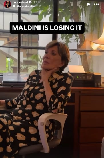 La reacción de Yvonne Frayssinet al perder como regidora. Foto: laoxenford | IG