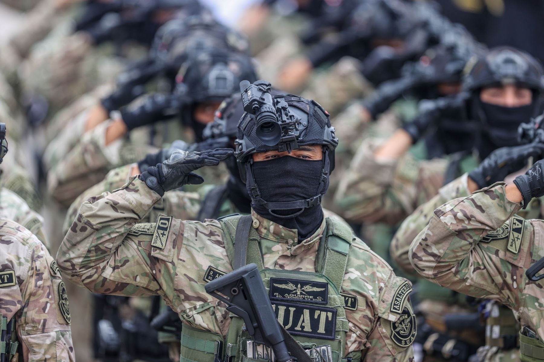 Comando Unificado cuenta con 500 miembros del Ejército, personal de las Fuerzas Especiales Conjuntas, así como integrantes de unidades especializadas de la PNP, como la SUAT y el GRECCO.
