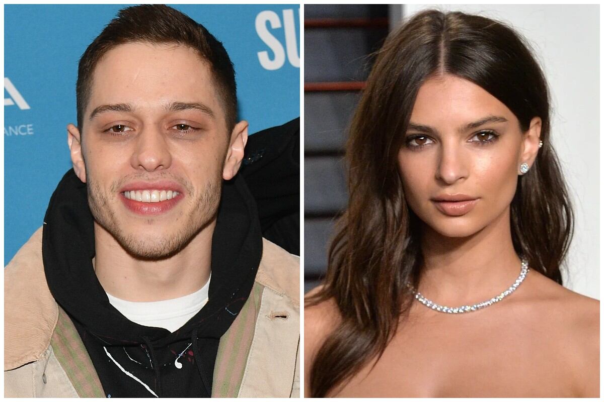 Pete Davidson y Emily Ratajkowski fueron vistos en juego de basquet. (Foto: Getty)