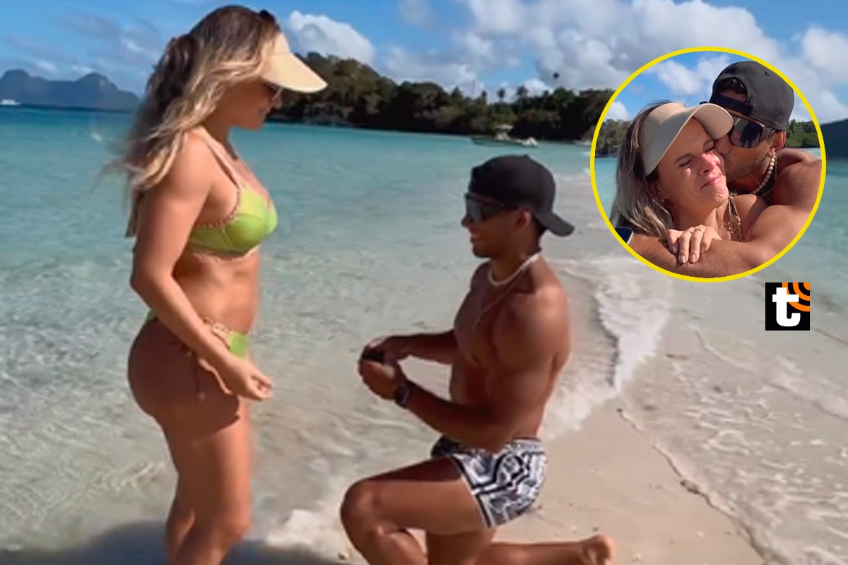 Alejandra Baigorria y Said Palao anuncian su matrimonio. Foto: Captura Instagram