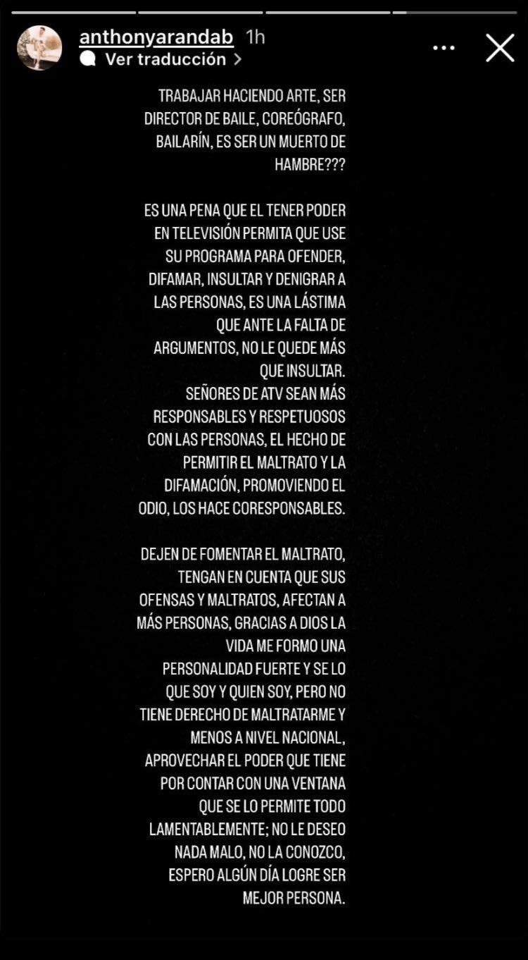 Anthony Aranda: ¿Qué le dijo a Magaly Medina?