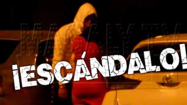 Yuriel Celi fue ampayado bailando 'perreo intenso' con una joven en la calle. (Magaly Tv. La firme)