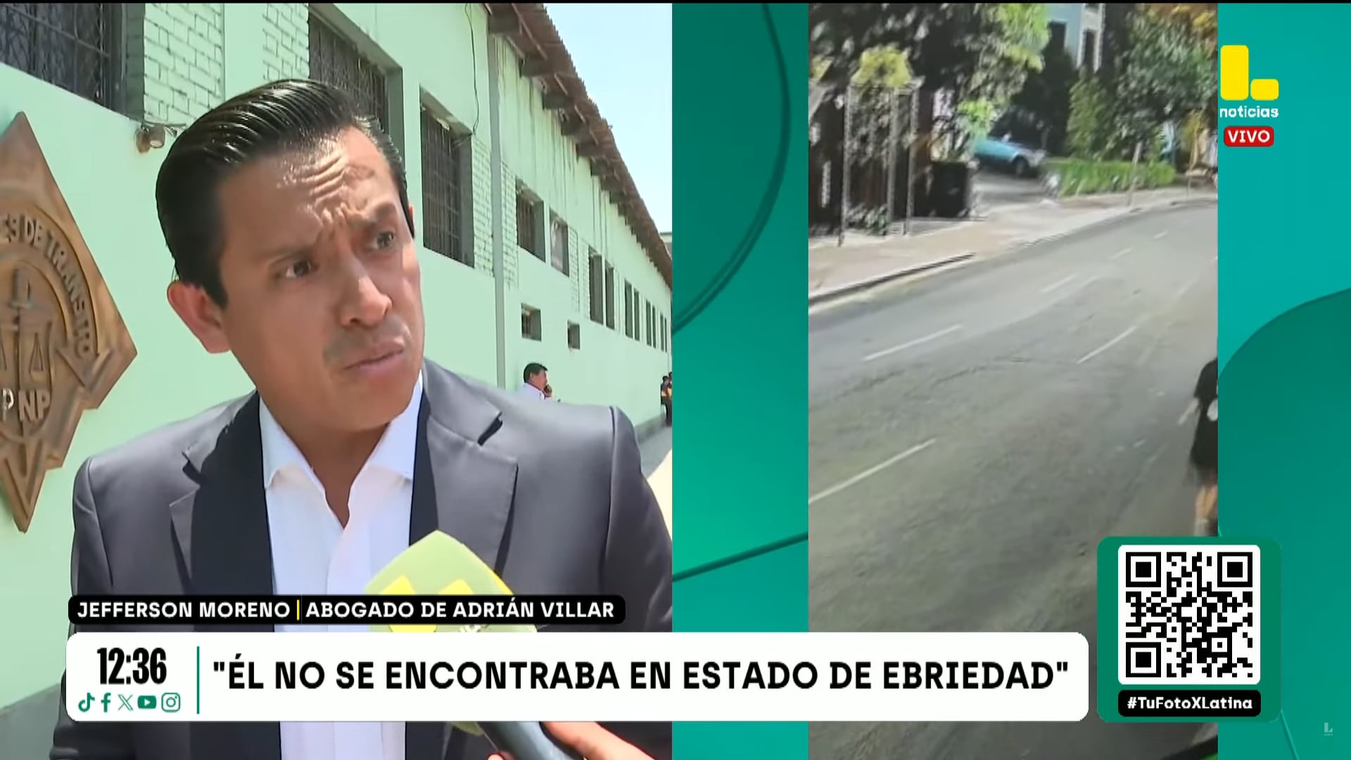 Defensor revela que el conductor no estuvo bajo los efectos del alcohol. (Fuente: Latina)