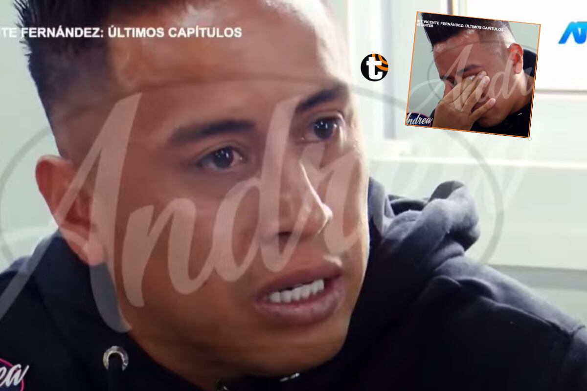 Christian Cueva se quiebra en 'Andrea'