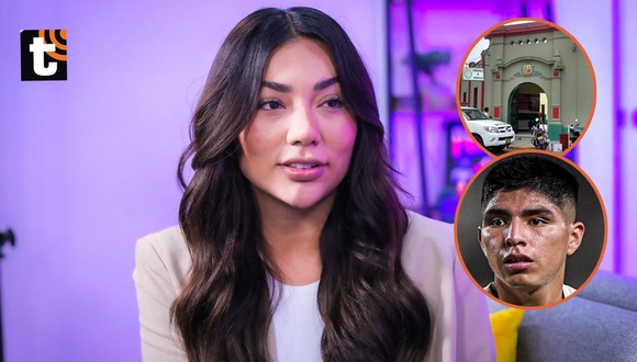 TROME - Olenka Mejía es captada en comisaría de Surquillo tras emitirse ampay