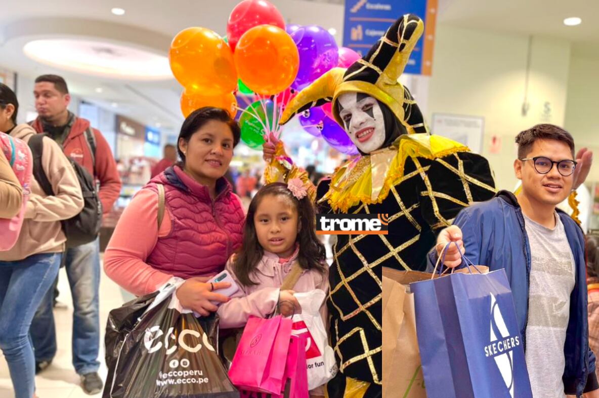 Centros comerciales con diversas actividades para sus visitantes por el Día del Shopping. (Entrevista y foto composición: Isabel Medina / Trome).