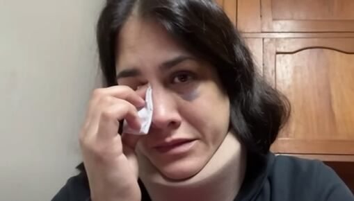 Emma Mejía fue agredida por su esposo