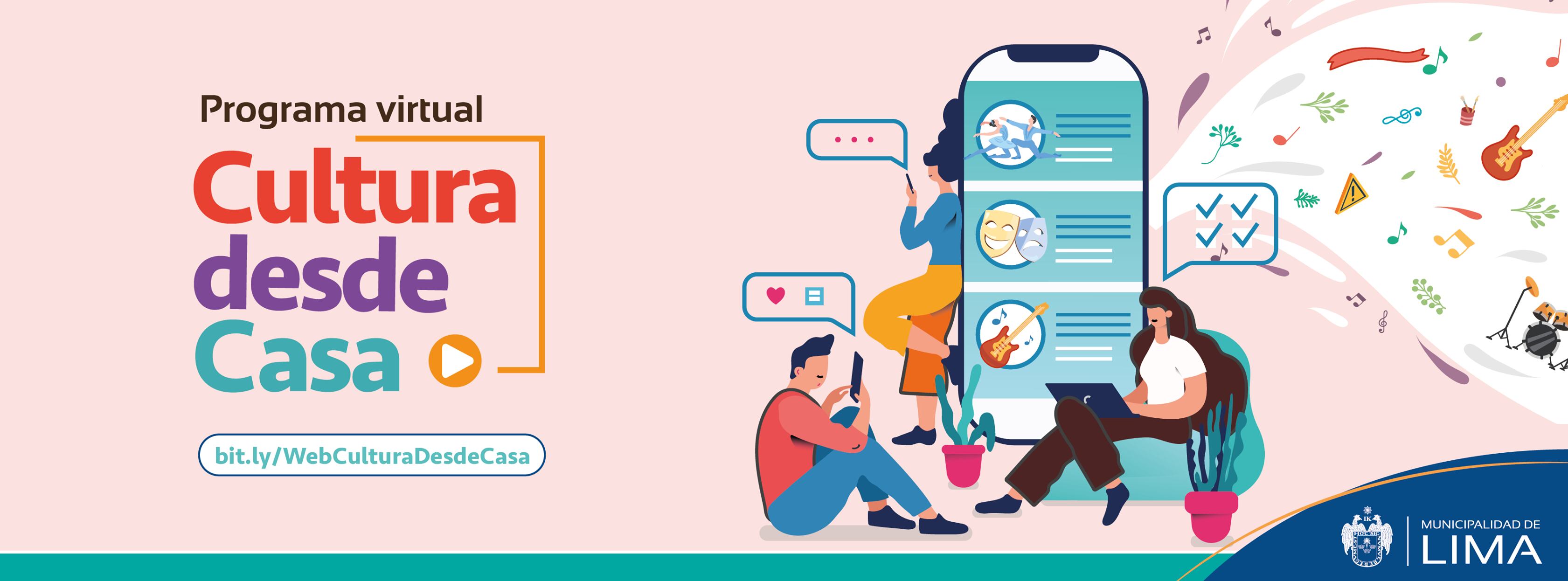 #CulturaEnCasa contenido cultural realizado por artistas y creadores de todo Lima.(Foto: Municipalidad de Lima)