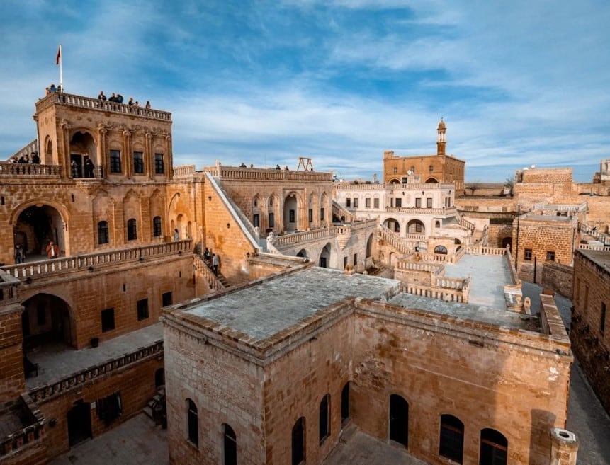 La mansión Midyat Konukevi y su impresionante vista desde lo alto (Foto: mehmet_bilgici/Instagram)