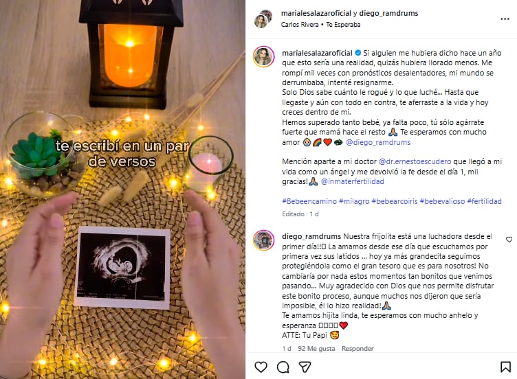 Mariale Salazar embarazada