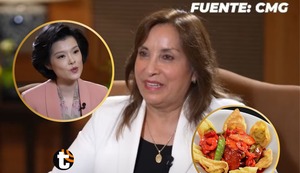Dina Boluarte y su polémica entrevista en China: “Mi plato favorito es el kam lu wantán”
