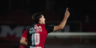Nicolás Quagliata se luce con un GOLAZO en el Melgar - Cristal. (@fbcmelgar)