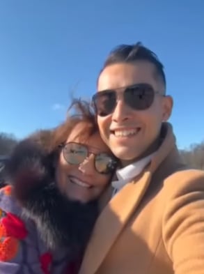 Adolfo Matto y su madre, Constanza Traverso