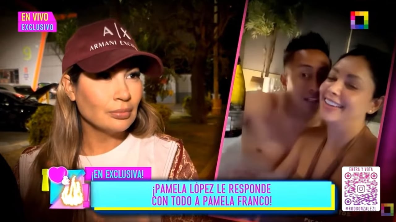 Pamela López tilda de 'mujerzuela' a Pamela Franco y dice que no le tiene miedo.