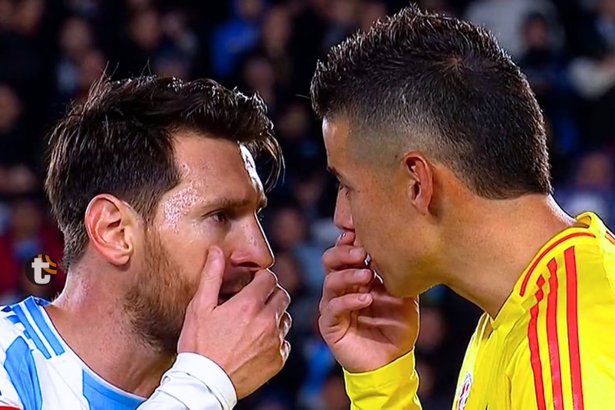 Lionel Messi le sacó 'factura pasada' a James Rodríguez (Foto: TyC Sports)