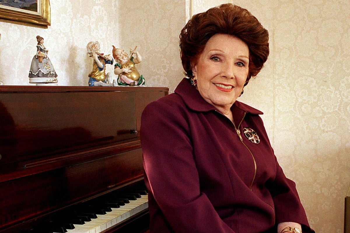 La actriz y cantante argentina Libertad Lamarque en Buenos Aires. Ella también fue conocida como "Libertad de América" (Foto: STR / AFP)