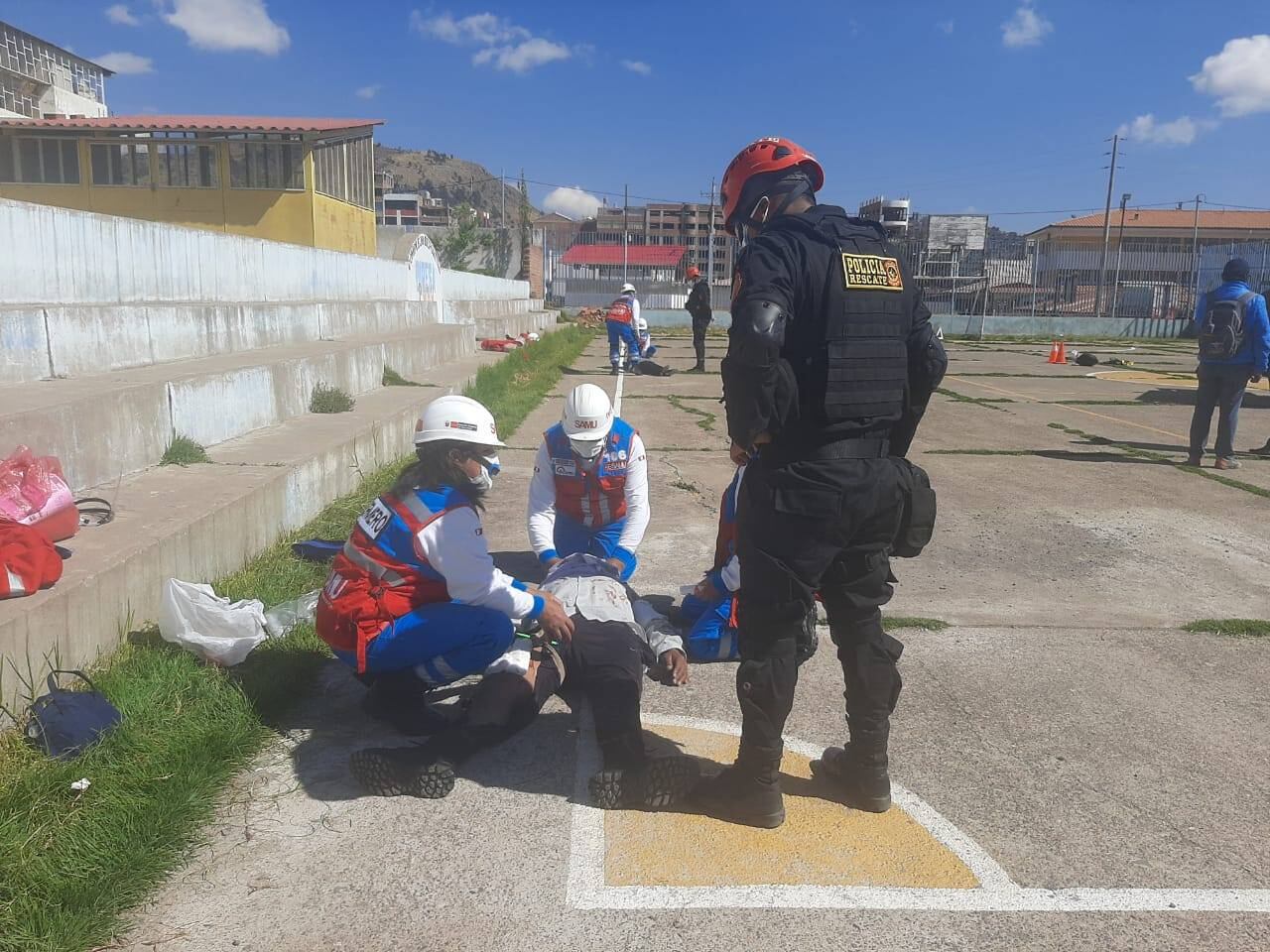 Recibieron la capacitación de personal del SAMU de la Diresa Puno.