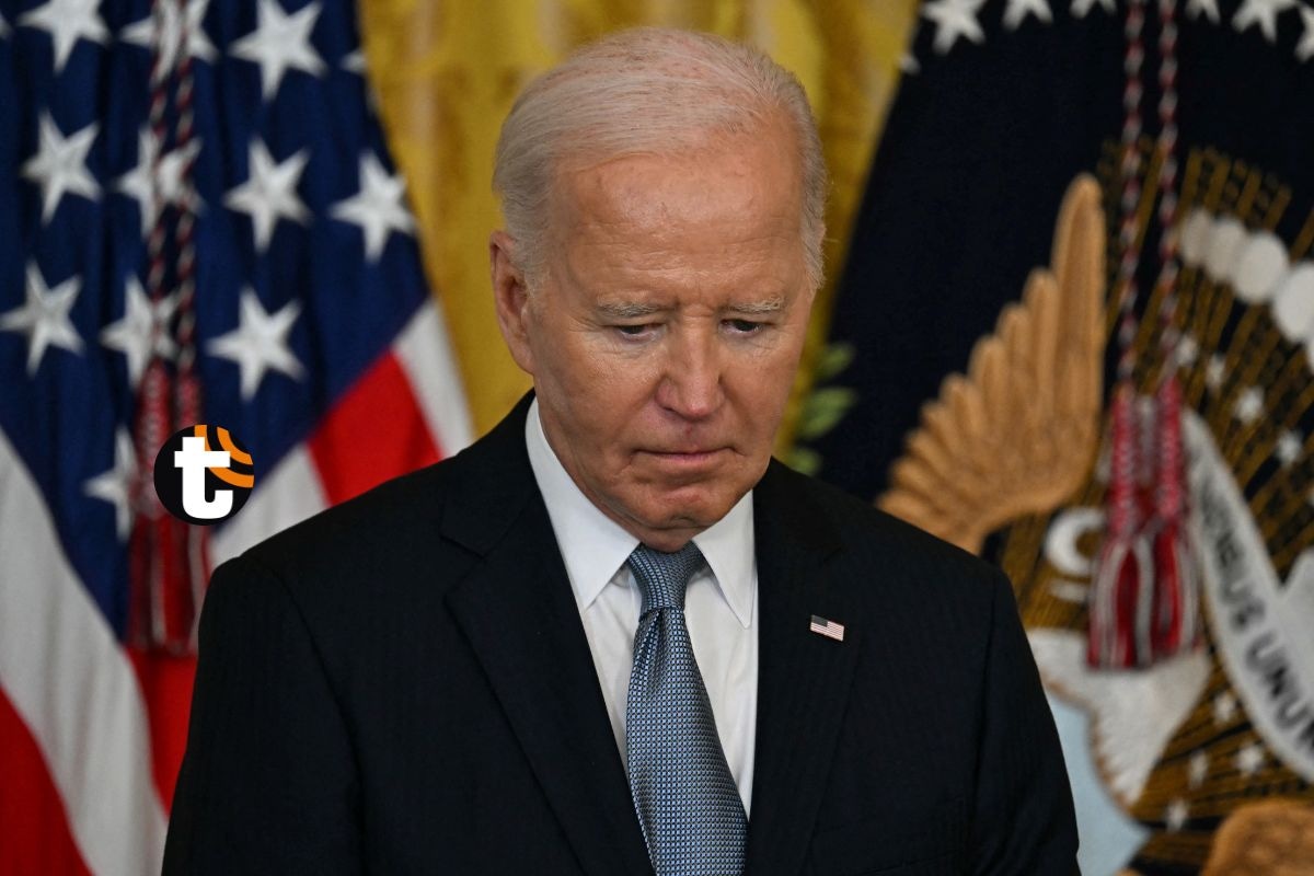 Tras su polémica participación en el debate frente a Donald Trump y demás apariciones públicas, Joe Biden anuncia que no buscará la reelección. / FOTO AFP