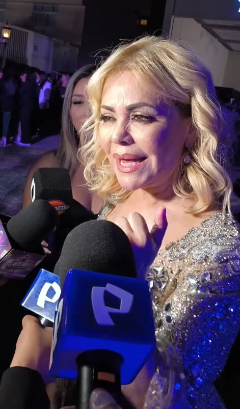 La conductora brindó sus primeras declaraciones a la prensa. (Fuente: Panamericana TV