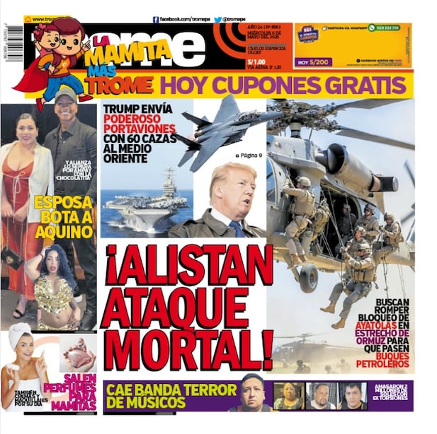 Portada Trome