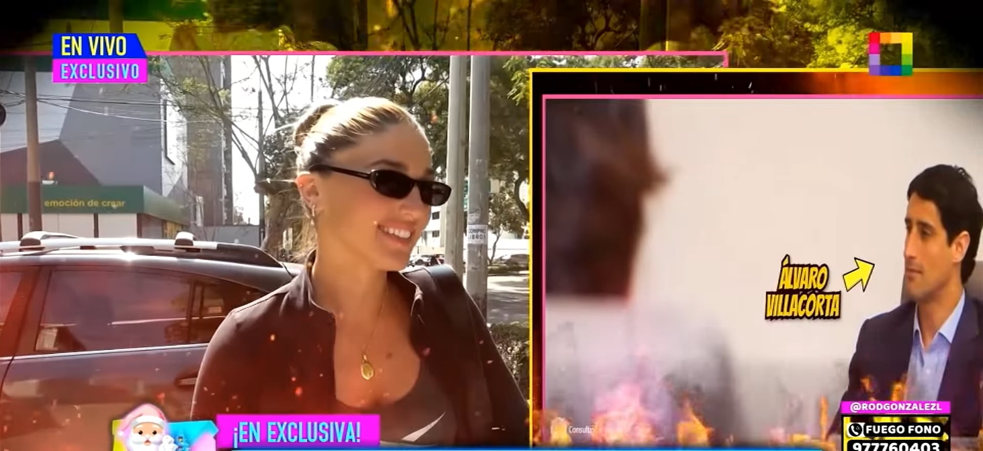 Modelo responde sobre su nuevo 'novio', (Fuente: Willax)