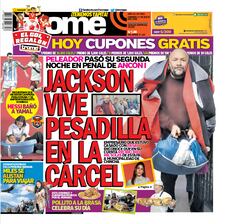 JACKSON VIVE PESADILLA EN LA CÁRCEL