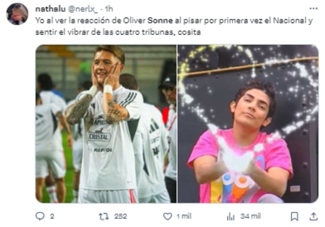 Usuarios de las redes sociales se solidarizan con Oliver Sonne porque no pudo jugar ni un minuto del Perú vs. Venezuela