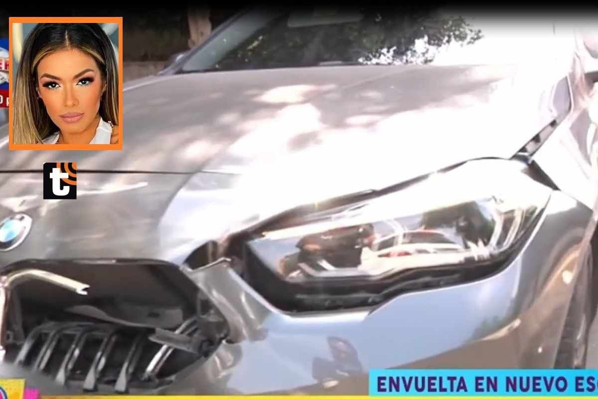 Shirley Arica es acusada de chocar su vehículo. (Captura Todo se filtra / Panamericana)