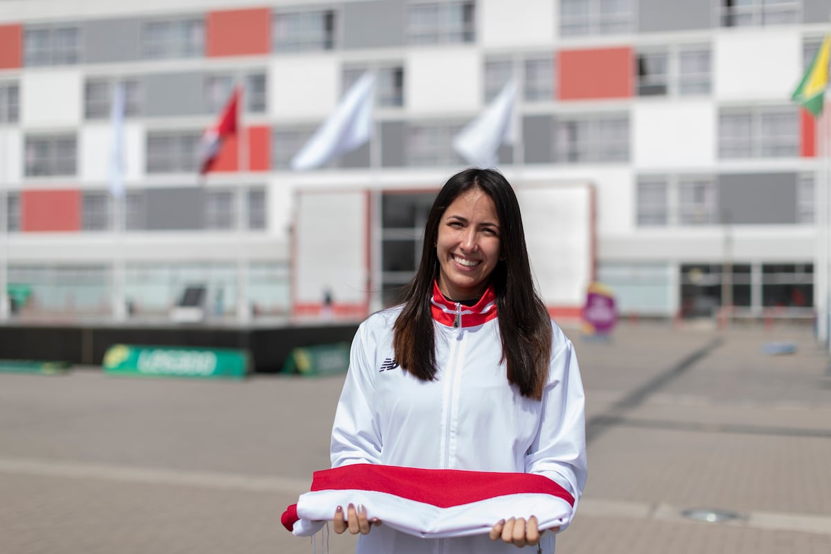 María Luisa fue la abanderada en los Juegos Bolivarianos de Valledupar en el 2022