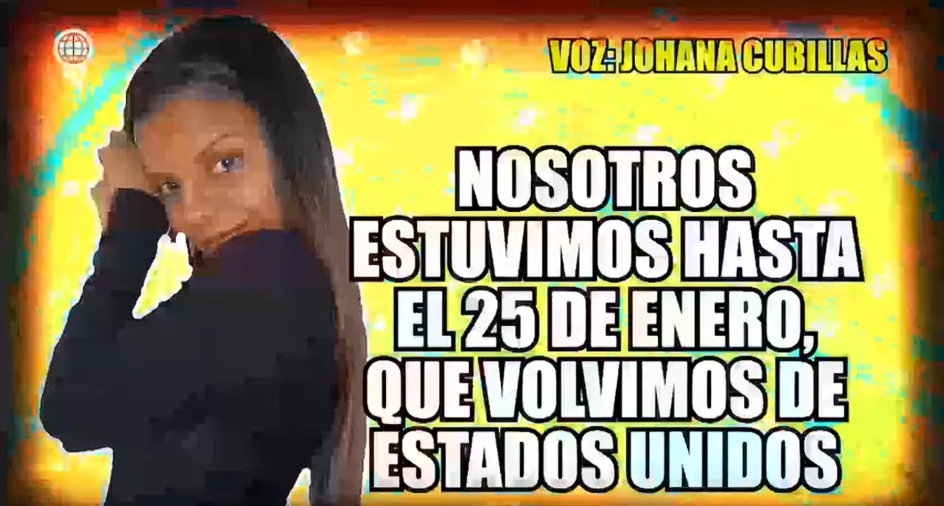 La 'Nena' asegura que Juan Ichazo salía con otras mujeres. (Fuente: América TV)