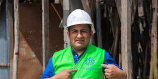 Don Edwin lleva varios años levantando construcciones seguras y resistentes gracias al apoyo de Progresol. Foto: Joel Alonzo.