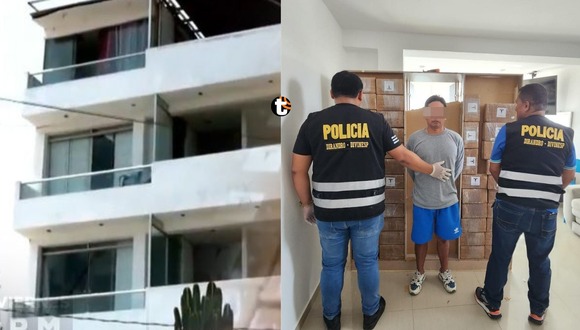 TROME | Encuentran 120 kilos de cocaína en exclusivo departamento de Punta Hermosa. Video: Panorama