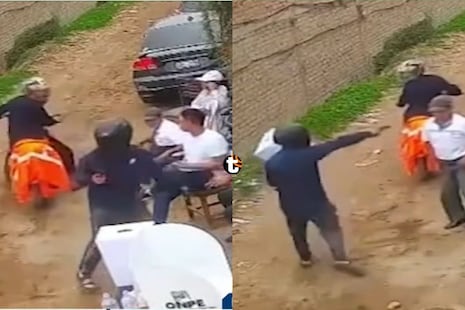 ¡Terror en elecciones vecinales! Delincuentes armados irrumpen, amenazan de muerte y roban ánfora elector...