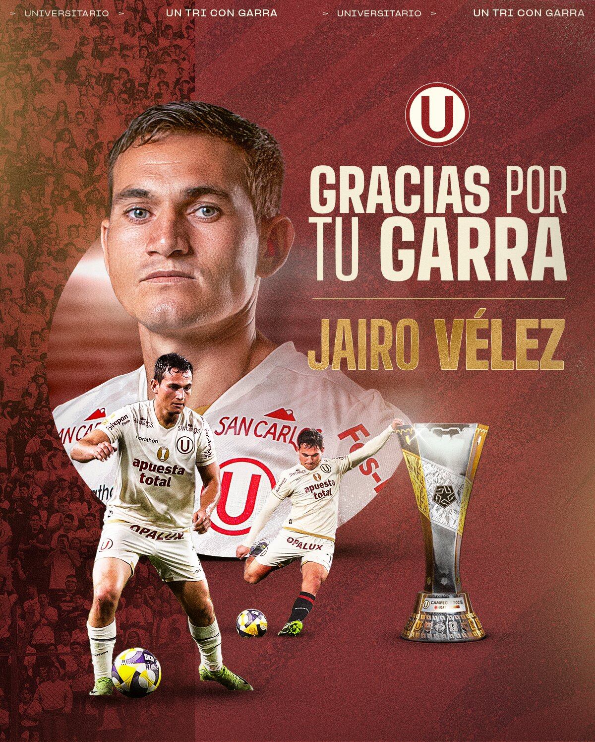 Ciclo de Jairo Vélez en Universitario llegó a su fín. (Universitario)